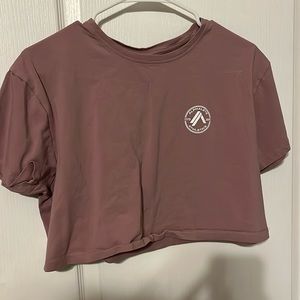 Alphalete mauve crop top